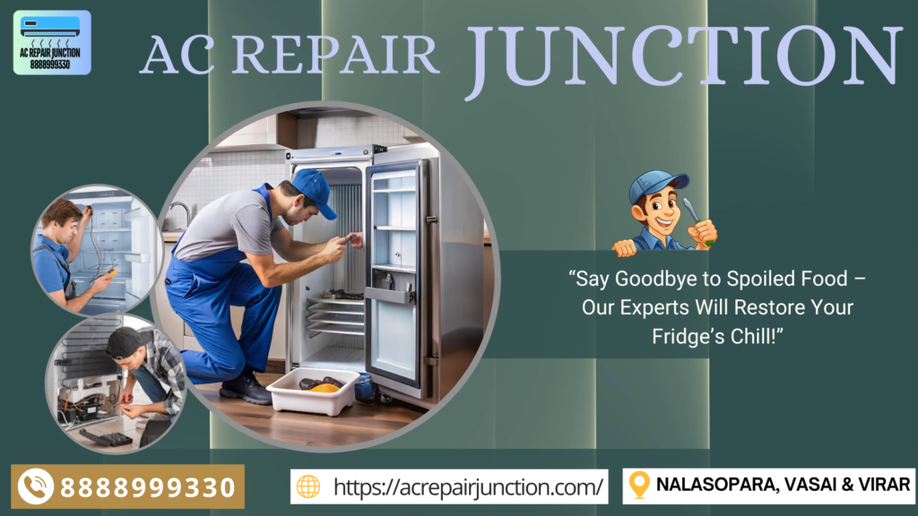 gas reffilling in fridge REPAIR AT VIRAR AC REPAIR JUNCTION 23