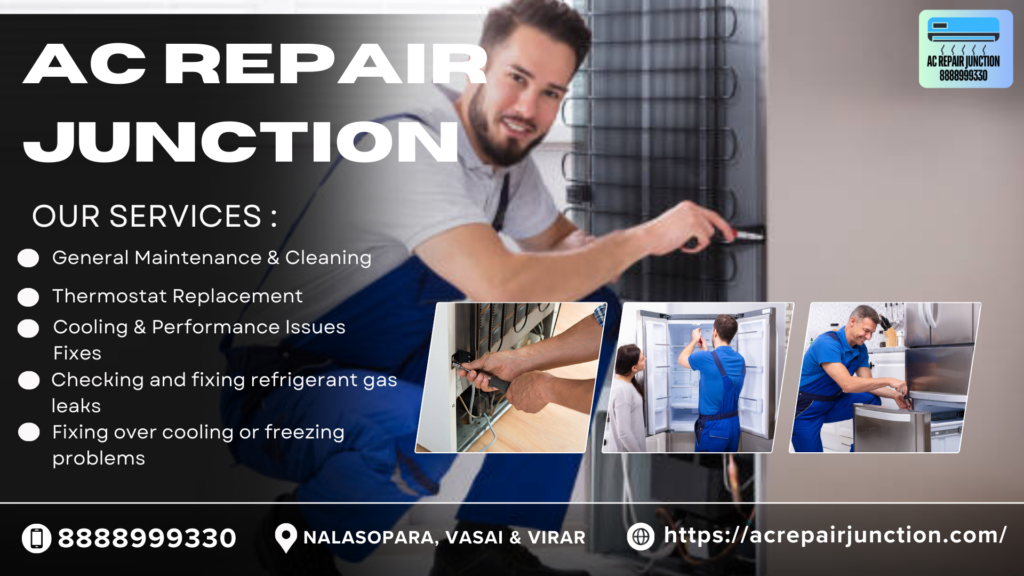 Refrigeration Repair & Service in Nalasopara, Vasai, Virar- 3 gas reffilling in fridge REPAIR AT VIRAR AC REPAIR JUNCTION 10 03