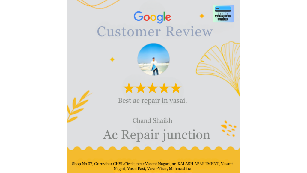 Chand Shaikh review AC REPAIR JUNCTION image 22 08